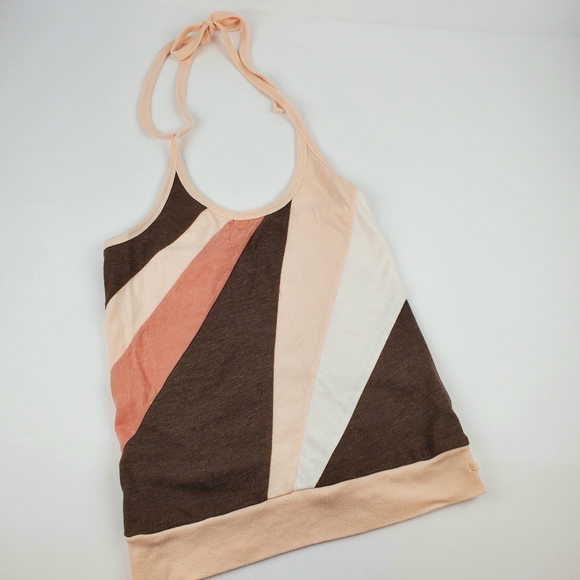 American Eagle Outfitters Tops - American Eagle Outfitters Color Block Halter Top